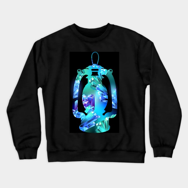 Miner Lantern Crewneck Sweatshirt by Blackmoon9